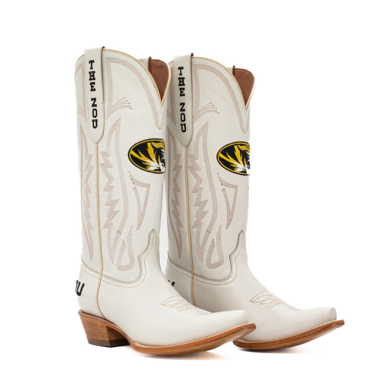 gameday boots Carrie - Gameday Women's Ivory Western Boot - Missouri Tigers
