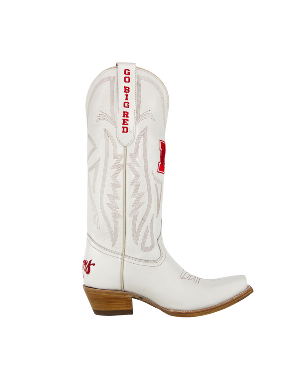 Gameday Boots Carrie - Gameday Women's Ivory Western Boot - Nebraska Cornhuskers