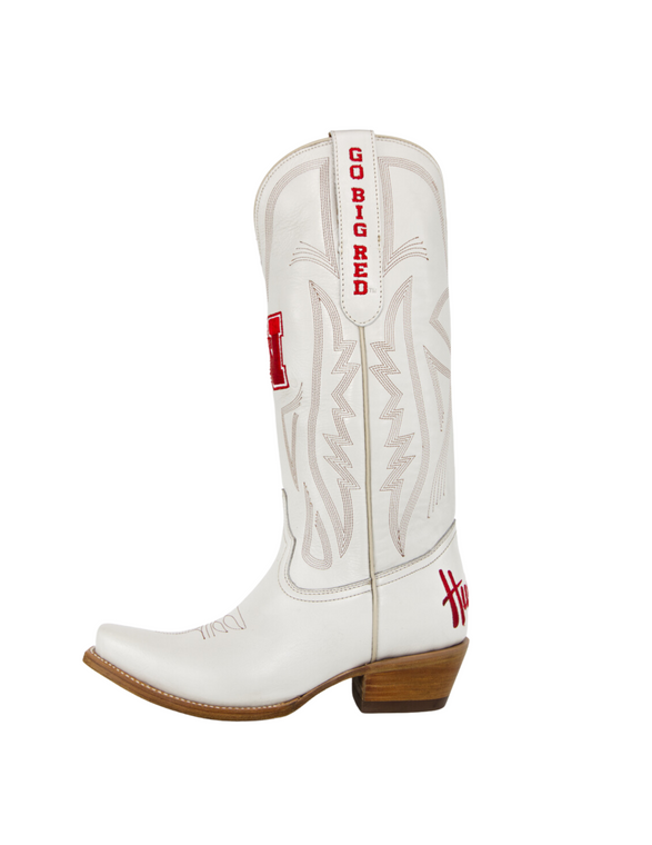 Gameday Boots Carrie - Gameday Women's Ivory Western Boot - Nebraska Cornhuskers