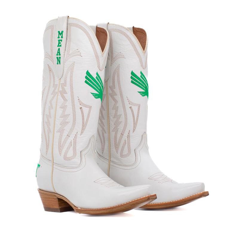 gameday boots Carrie - Gameday Women's Ivory Western Boot - North Texas Mean Green