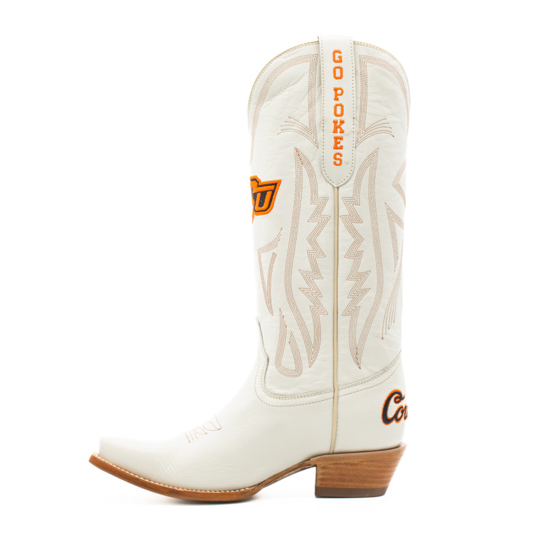 Gameday Boots Carrie - Gameday Women's Ivory Western Boot - Oklahoma State Cowboys