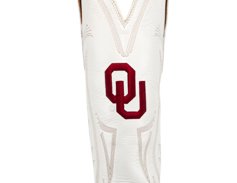 Gameday Boots Carrie - Gameday Women's Ivory Western Boot - Oklahoma Sooners