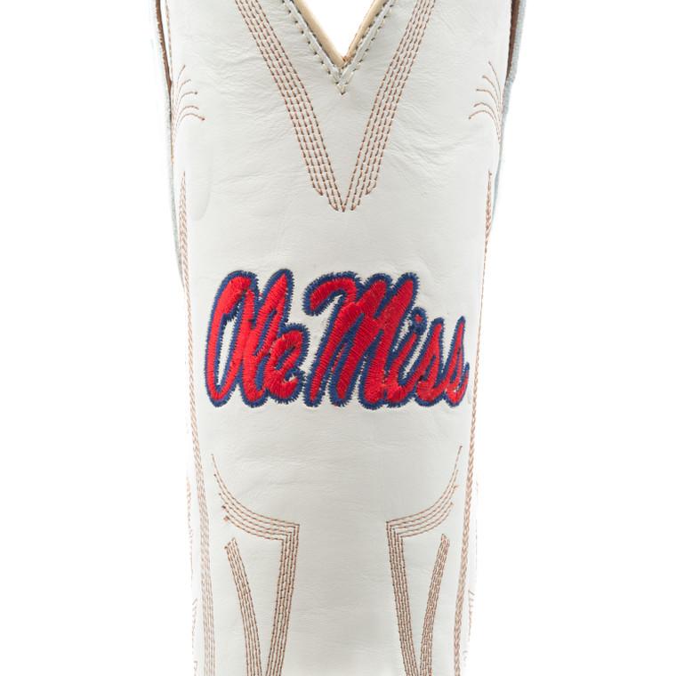 Gameday Boots Carrie - Gameday Women's Ivory Western Boot - Ole Miss