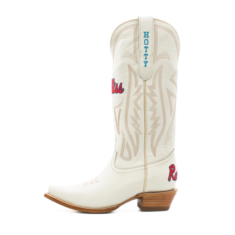 Gameday Boots Carrie - Gameday Women's Ivory Western Boot - Ole Miss