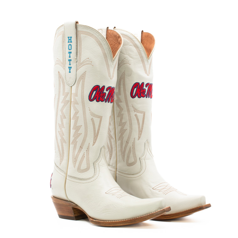 gameday boots Carrie - Gameday Women's Ivory Western Boot - Ole Miss gameday boots Carrie - Gameday Women's Ivory Western Boot - Ole Miss
