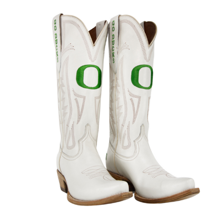 gameday boots Carrie - Gameday Women's Ivory Western Boot - Oregon Ducks