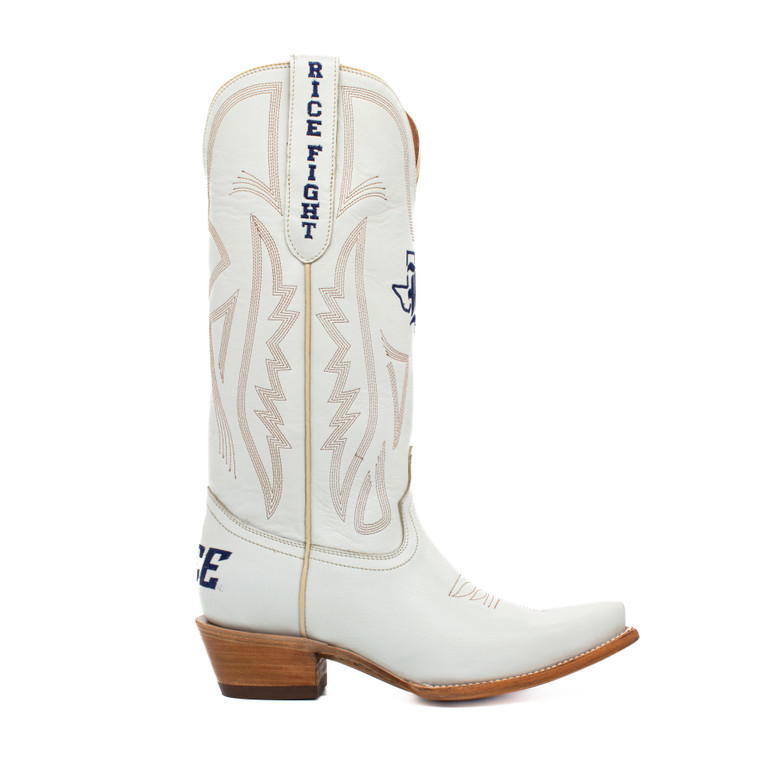 Gameday Boots Carrie - Gameday Women's Ivory Western Boot - Rice Owls