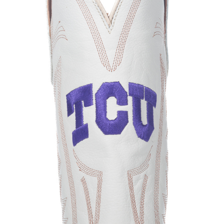 Gameday Boots Carrie - Gameday Women's Ivory Western Boot - TCU Horned Frogs