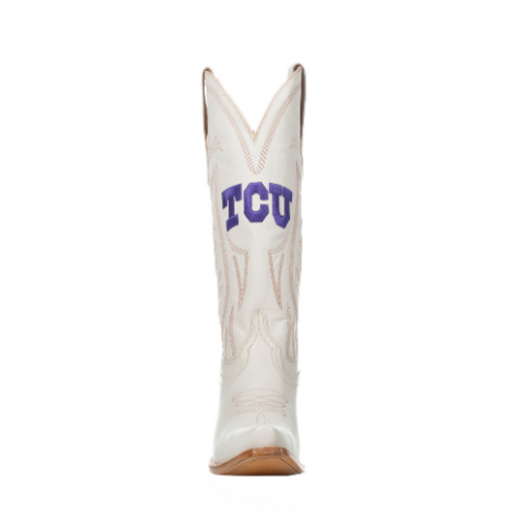 Gameday Boots Carrie - Gameday Women's Ivory Western Boot - TCU Horned Frogs