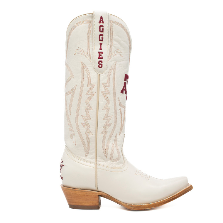 Gameday Boots Carrie - Gameday Women's Ivory Western Boot - Texas A&M Aggies