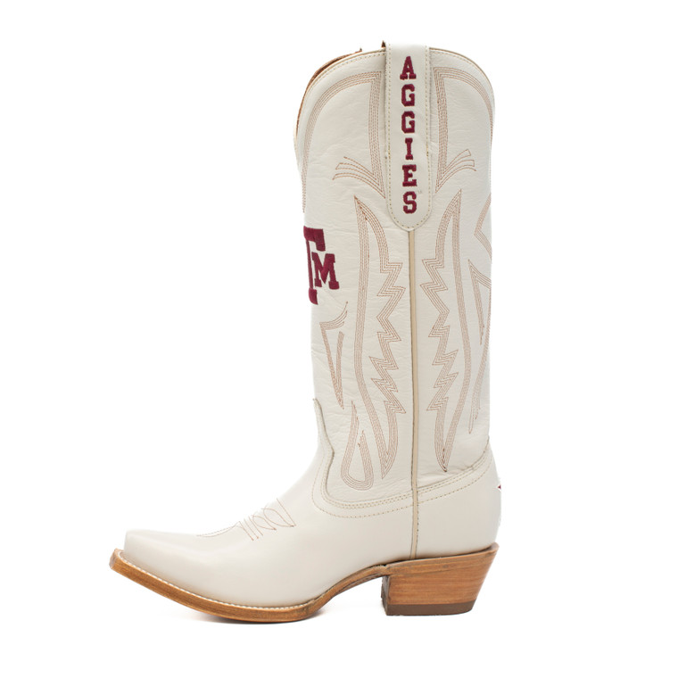 Gameday Boots Carrie - Gameday Women's Ivory Western Boot - Texas A&M Aggies