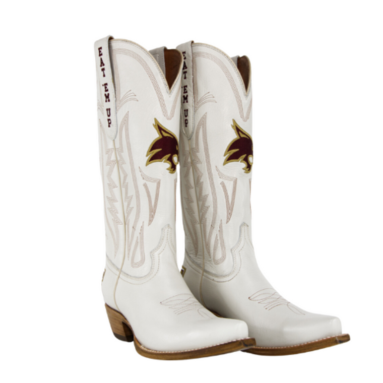 gameday boots Carrie - Gameday Women's Ivory Western Boot - Texas State Bobcats