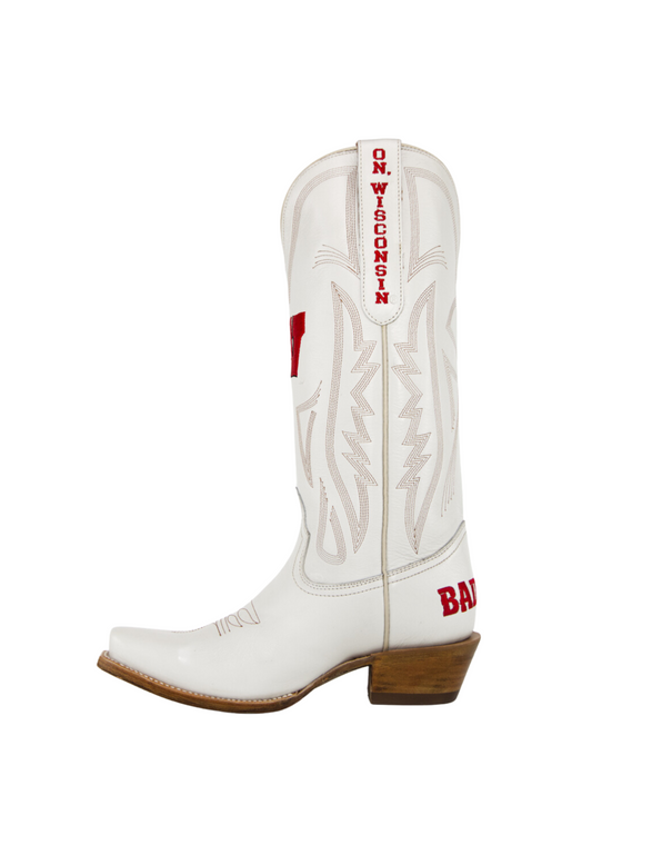 Gameday Boots Carrie - Gameday Women's Ivory Western Boot - Wisconsin Badgers