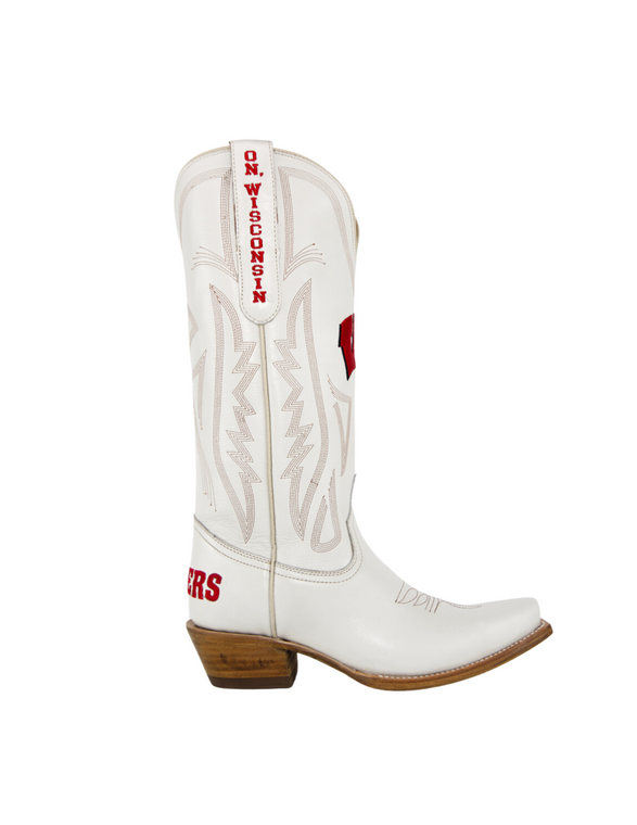Gameday Boots Carrie - Gameday Women's Ivory Western Boot - Wisconsin Badgers