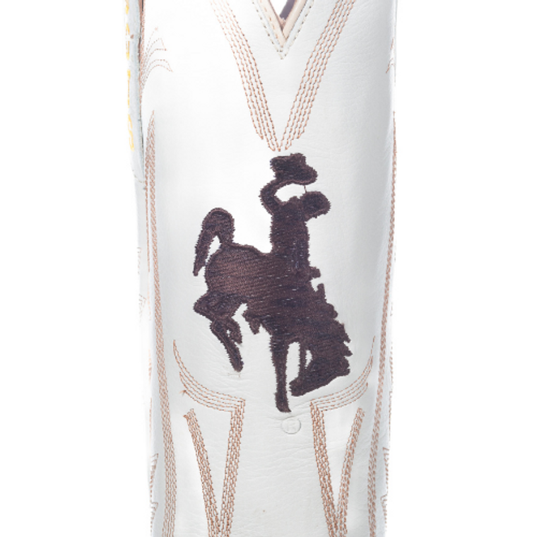 Gameday Boots Carrie - Gameday Women's Ivory Western Boot - Wyoming Cowboys