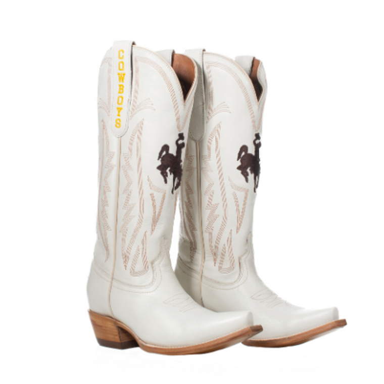 gameday boots Carrie - Gameday Women's Ivory Western Boot - Wyoming Cowboys gameday boots Carrie - Gameday Women's Ivory Western Boot - Wyoming Cowboys