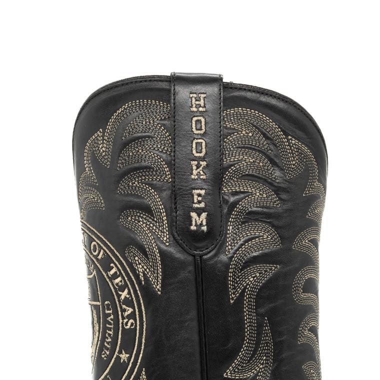 Gameday Boots Gameday Men's Black Western Limited Edition Seal Boot - Texas Longhorns