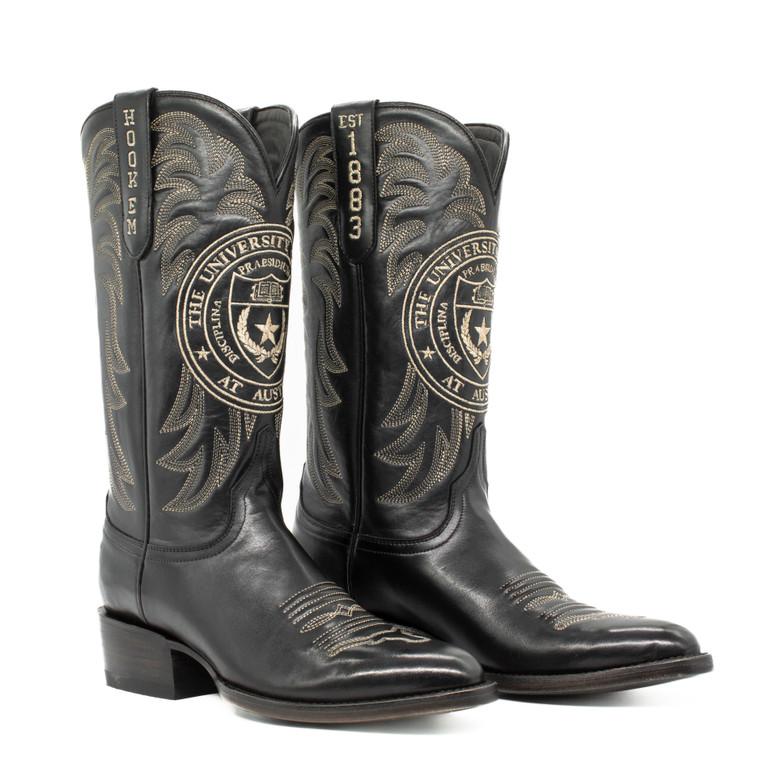 gameday boots Gameday Men's Black Western Limited Edition Seal Boot - Texas Longhorns