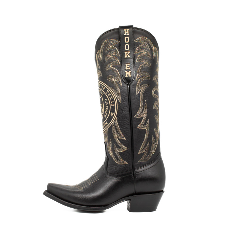 Gameday Boots Gameday Women's Black Western Limited Edition Seal Boot - Texas Longhorns