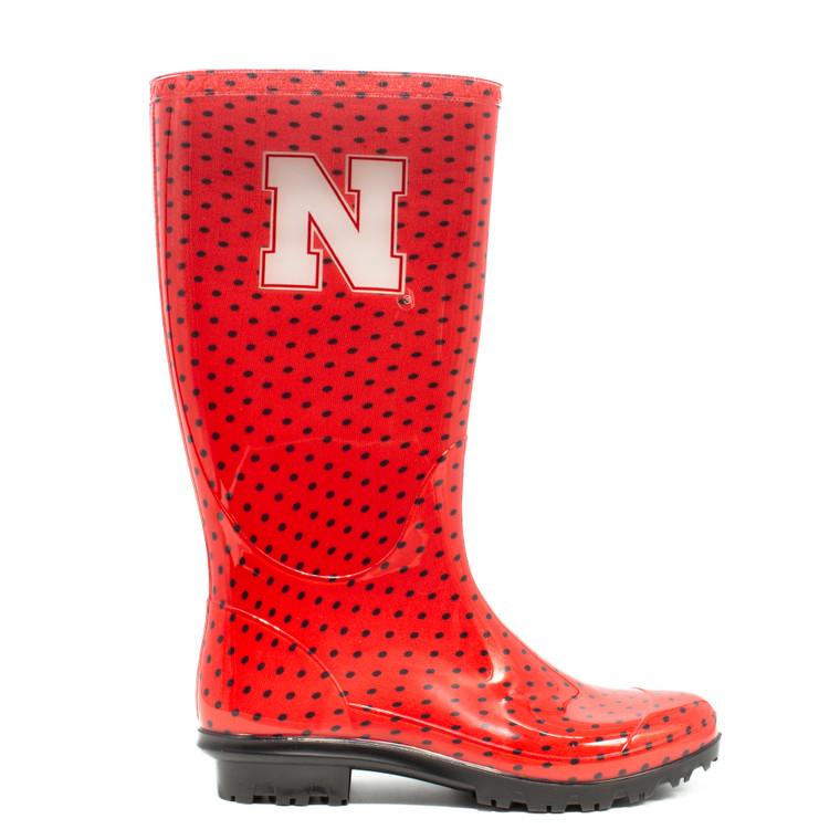Gameday Boots Misty - Gameday Women's Rain Boot - Nebraska Cornhuskers