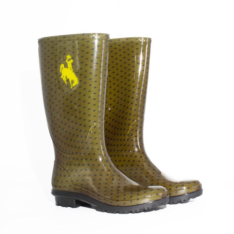 gameday boots Misty - Gameday Women's Rain Boot - Wyoming Cowboys