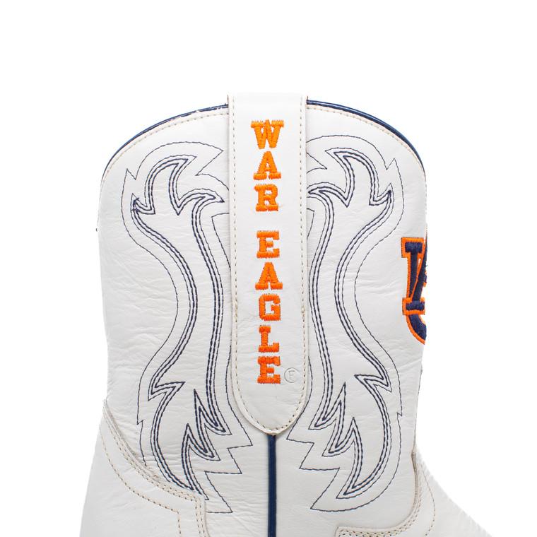 Gameday Boots Sarah - Gameday Women's Shorty Ivory Western Boot - Auburn Tigers