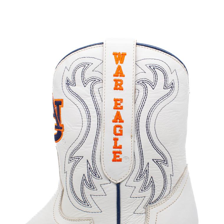 Gameday Boots Sarah - Gameday Women's Shorty Ivory Western Boot - Auburn Tigers