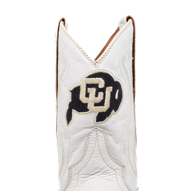 Gameday Boots Sarah - Gameday Women's Shorty Ivory Western Boot - Colorado Buffaloes