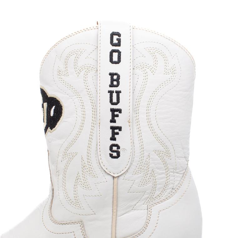Gameday Boots Sarah - Gameday Women's Shorty Ivory Western Boot - Colorado Buffaloes