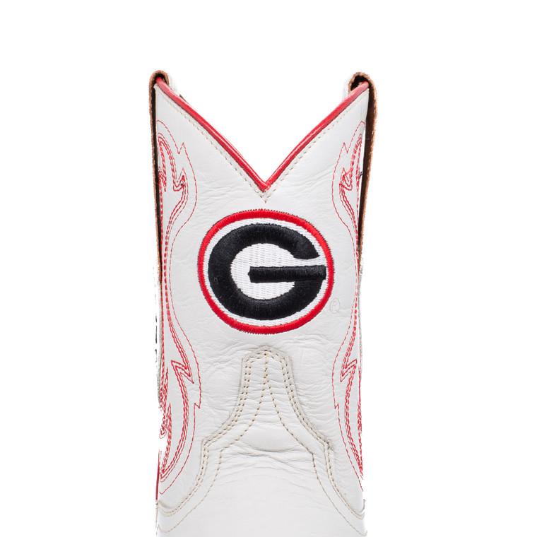 Gameday Boots Sarah - Gameday Women's Shorty Ivory Western Boot - Georgia Bulldogs