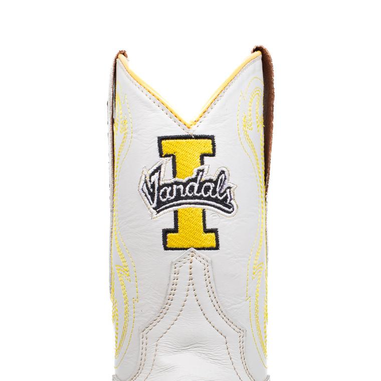 Gameday Boots Sarah - Gameday Women's Shorty Ivory Western Boot - Idaho Vandals