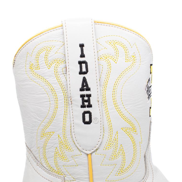 Gameday Boots Sarah - Gameday Women's Shorty Ivory Western Boot - Idaho Vandals