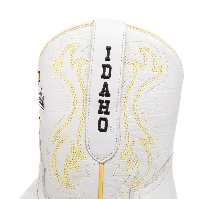 Gameday Boots Sarah - Gameday Women's Shorty Ivory Western Boot - Idaho Vandals