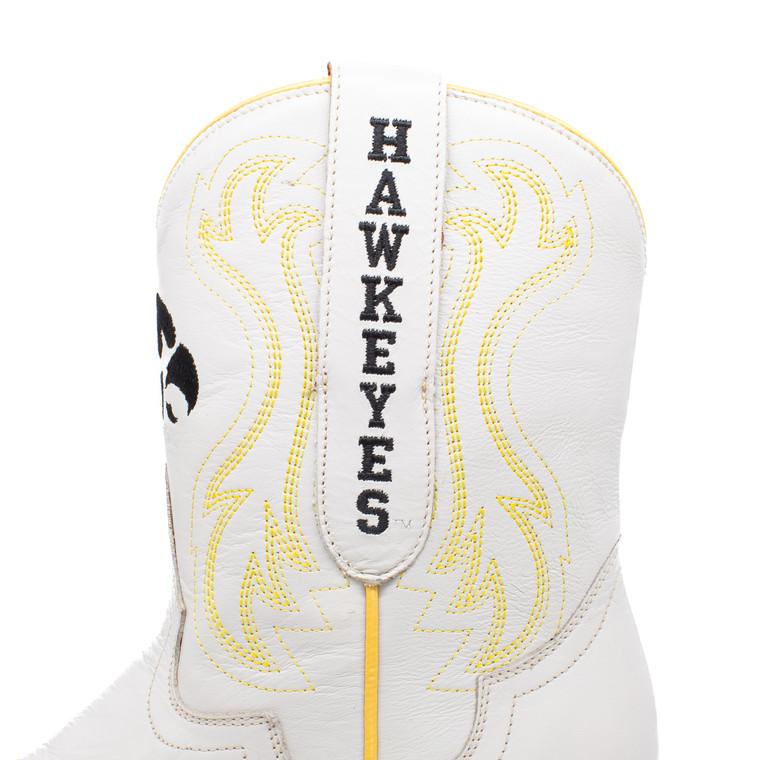 Gameday Boots Sarah - Gameday Women's Shorty Ivory Western Boot - Iowa Hawkeyes