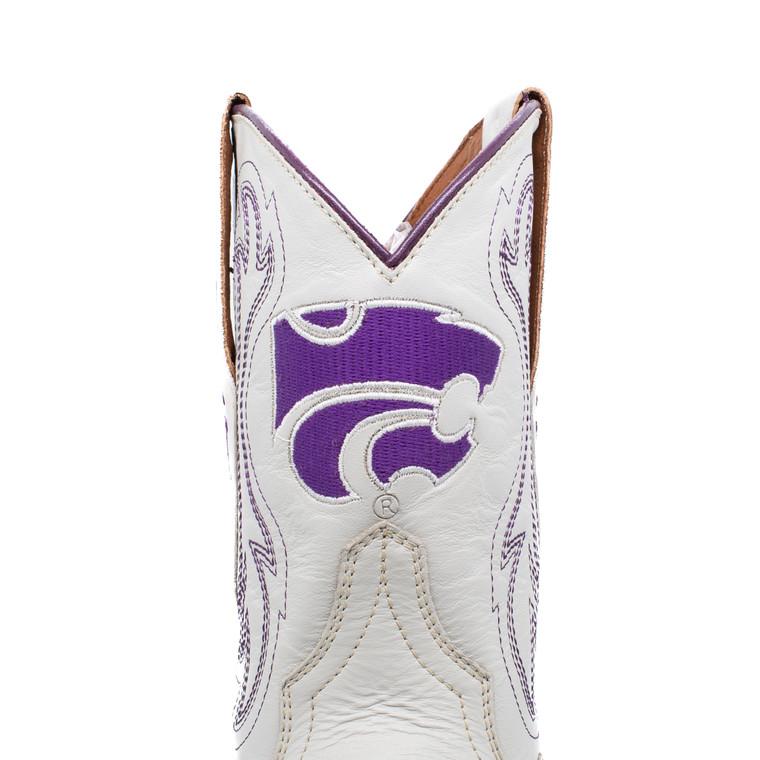 Gameday Boots Sarah - Gameday Women's Shorty Ivory Western Boot - Kansas State Wildcats