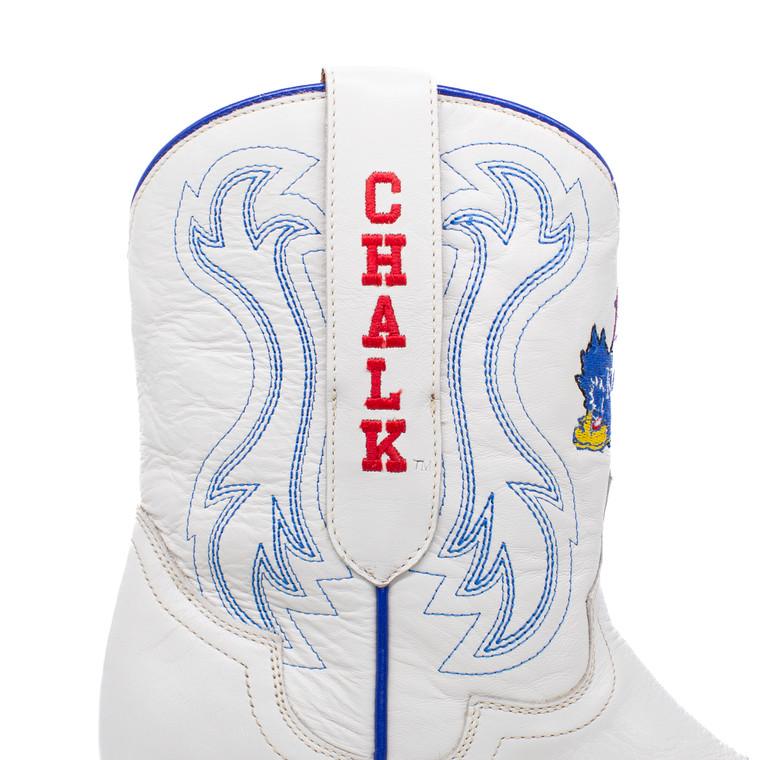 Gameday Boots Sarah - Gameday Women's Shorty Ivory Western Boot - Kansas Jayhawks