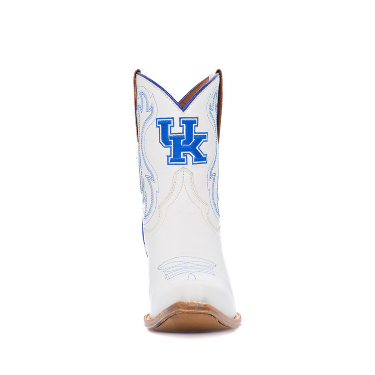 Gameday Boots Sarah - Gameday Women's Shorty Ivory Western Boot - Kentucky Wildcats