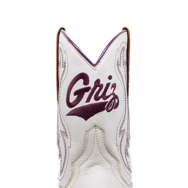 Gameday Boots Sarah - Gameday Women's Shorty Ivory Western Boot - Montana Grizzlies