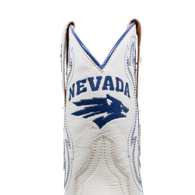 Gameday Boots Sarah - Gameday Women's Shorty Ivory Western Boot - Nevada Wolf Pack