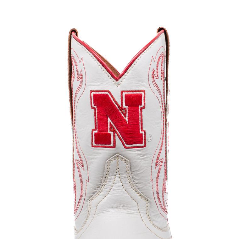 Gameday Boots Sarah - Gameday Women's Shorty Ivory Western Boot - Nebraska Cornhuskers
