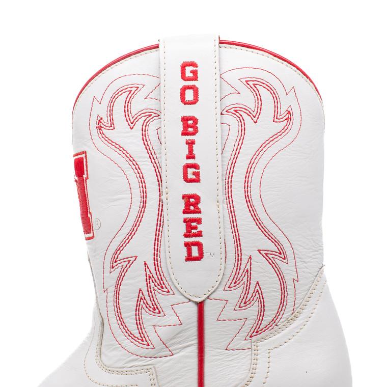 Gameday Boots Sarah - Gameday Women's Shorty Ivory Western Boot - Nebraska Cornhuskers