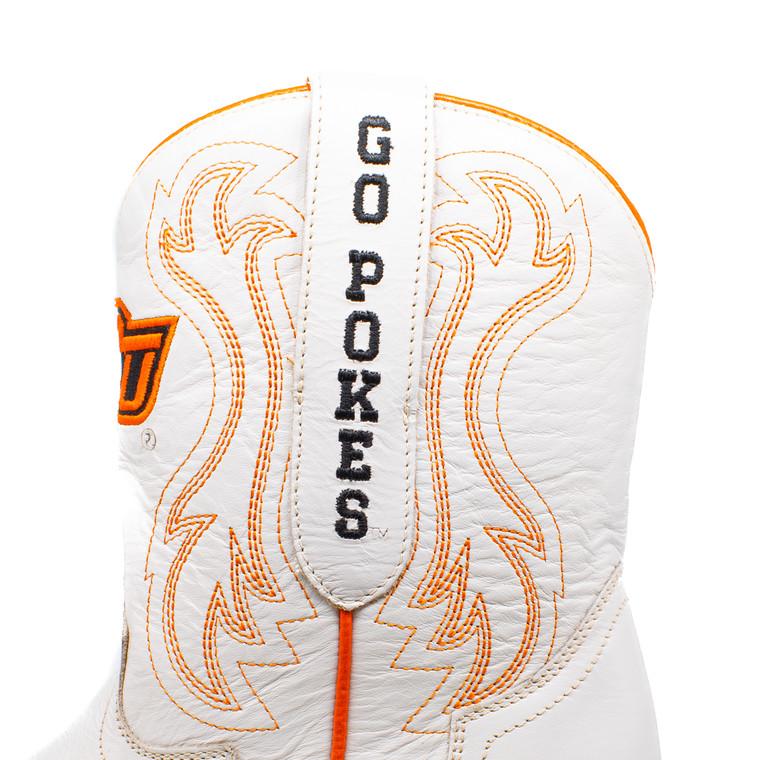 Gameday Boots Sarah - Gameday Women's Shorty Ivory Western Boot - Oklahoma State Cowboys