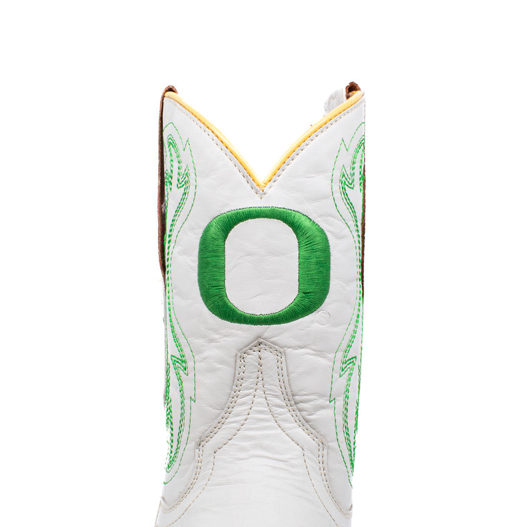 Gameday Boots Sarah - Gameday Women's Shorty Ivory Western Boot - Oregon Ducks