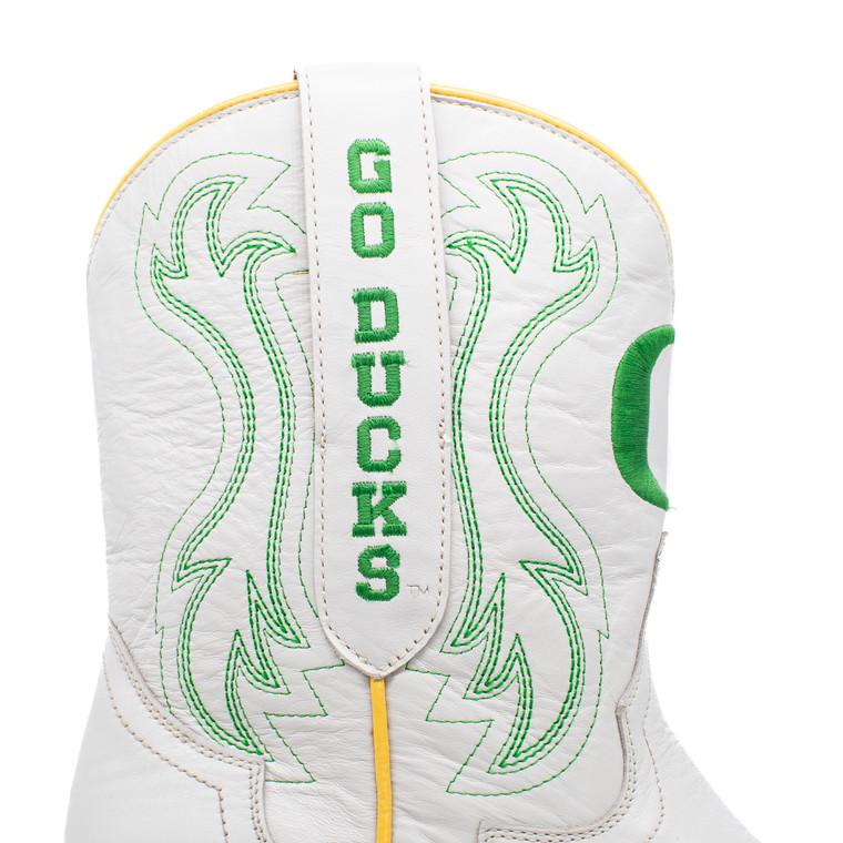 Gameday Boots Sarah - Gameday Women's Shorty Ivory Western Boot - Oregon Ducks