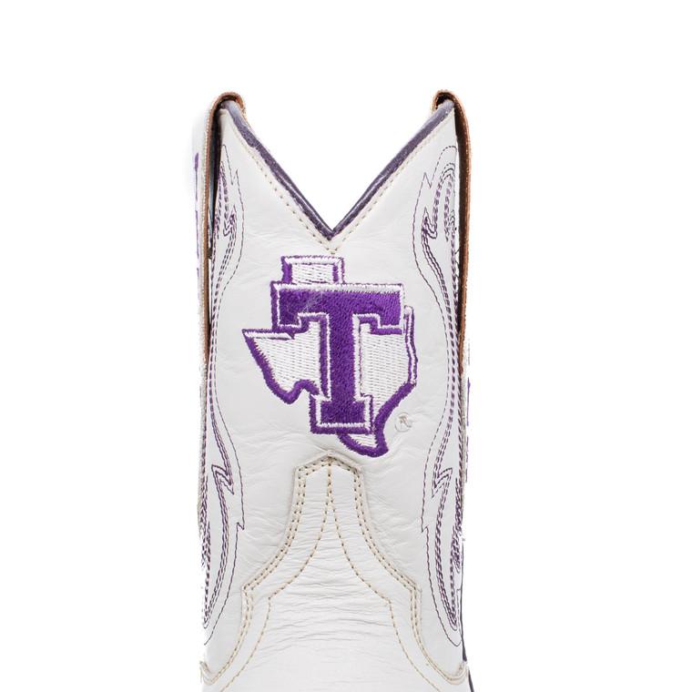 Gameday Boots Sarah - Gameday Women's Shorty Ivory Western Boot - Tarleton State Texas