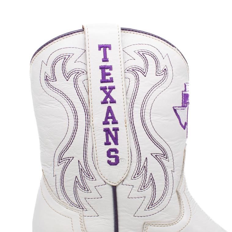 Gameday Boots Sarah - Gameday Women's Shorty Ivory Western Boot - Tarleton State Texas
