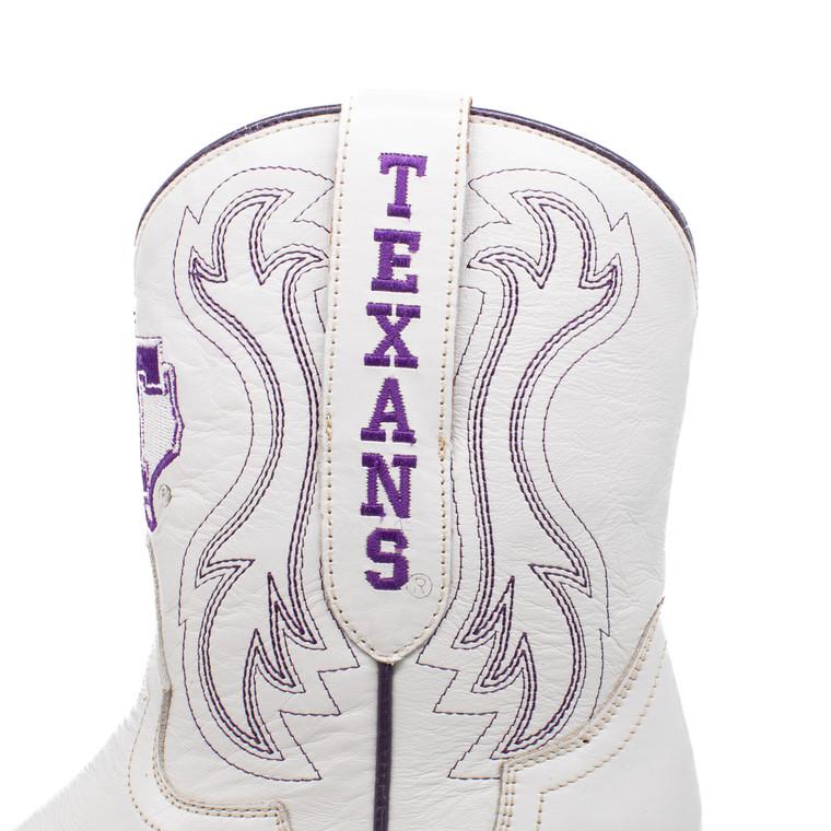 Gameday Boots Sarah - Gameday Women's Shorty Ivory Western Boot - Tarleton State Texas