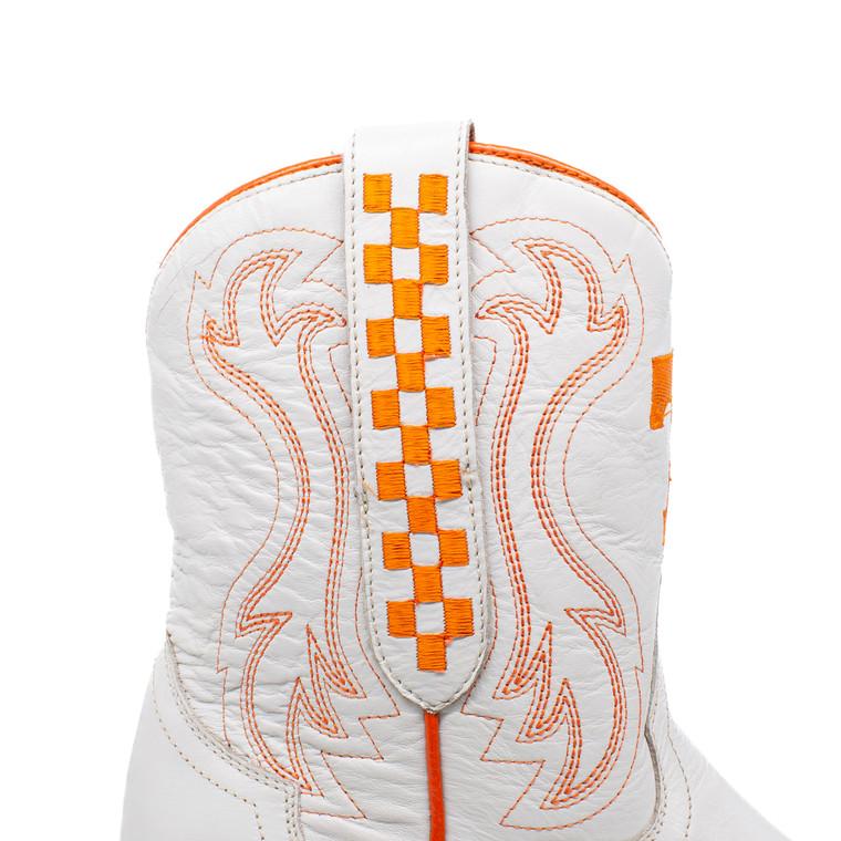 Gameday Boots Sarah - Gameday Women's Shorty Ivory Western Boot - Tennessee Volunteers