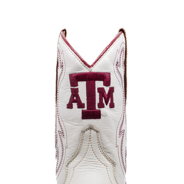 Gameday Boots Sarah - Gameday Women's Shorty Ivory Western Boot - Texas A&M Aggies