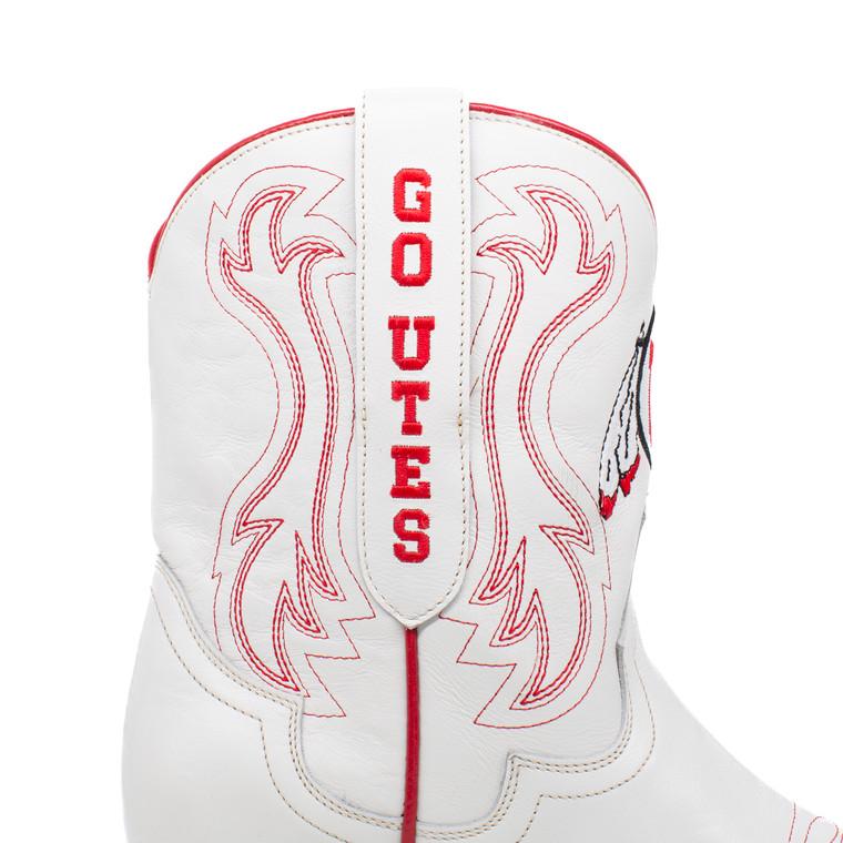 Gameday Boots Sarah - Gameday Women's Shorty Ivory Western Boot - Utah Utes